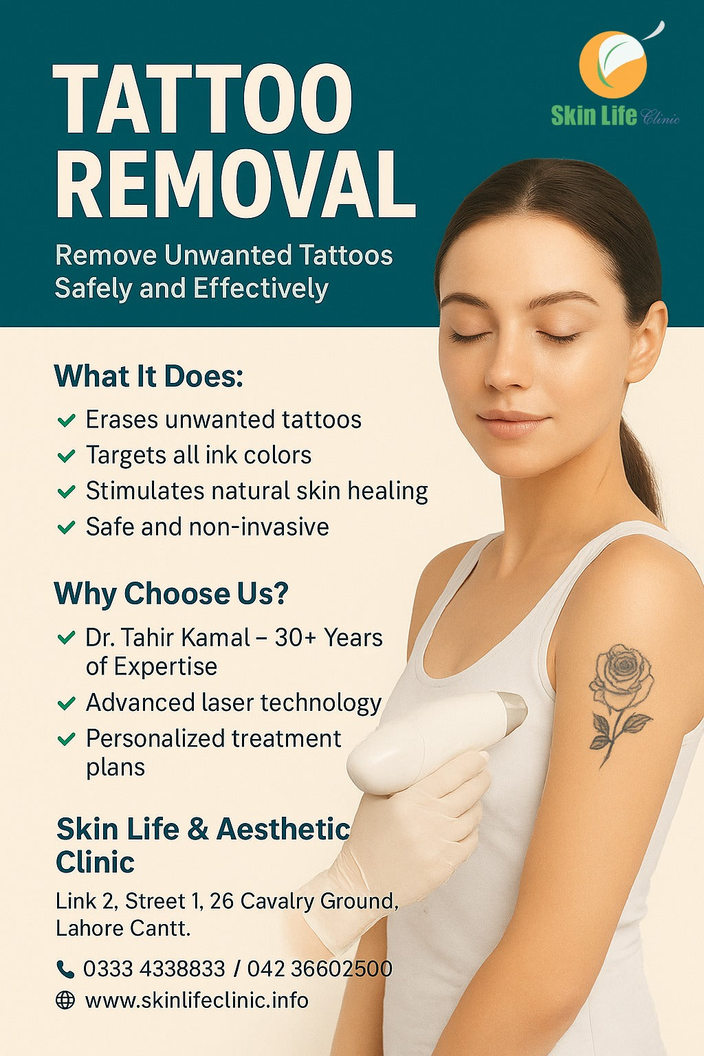 Tattoo Removal – Clear Skin, Fresh Start